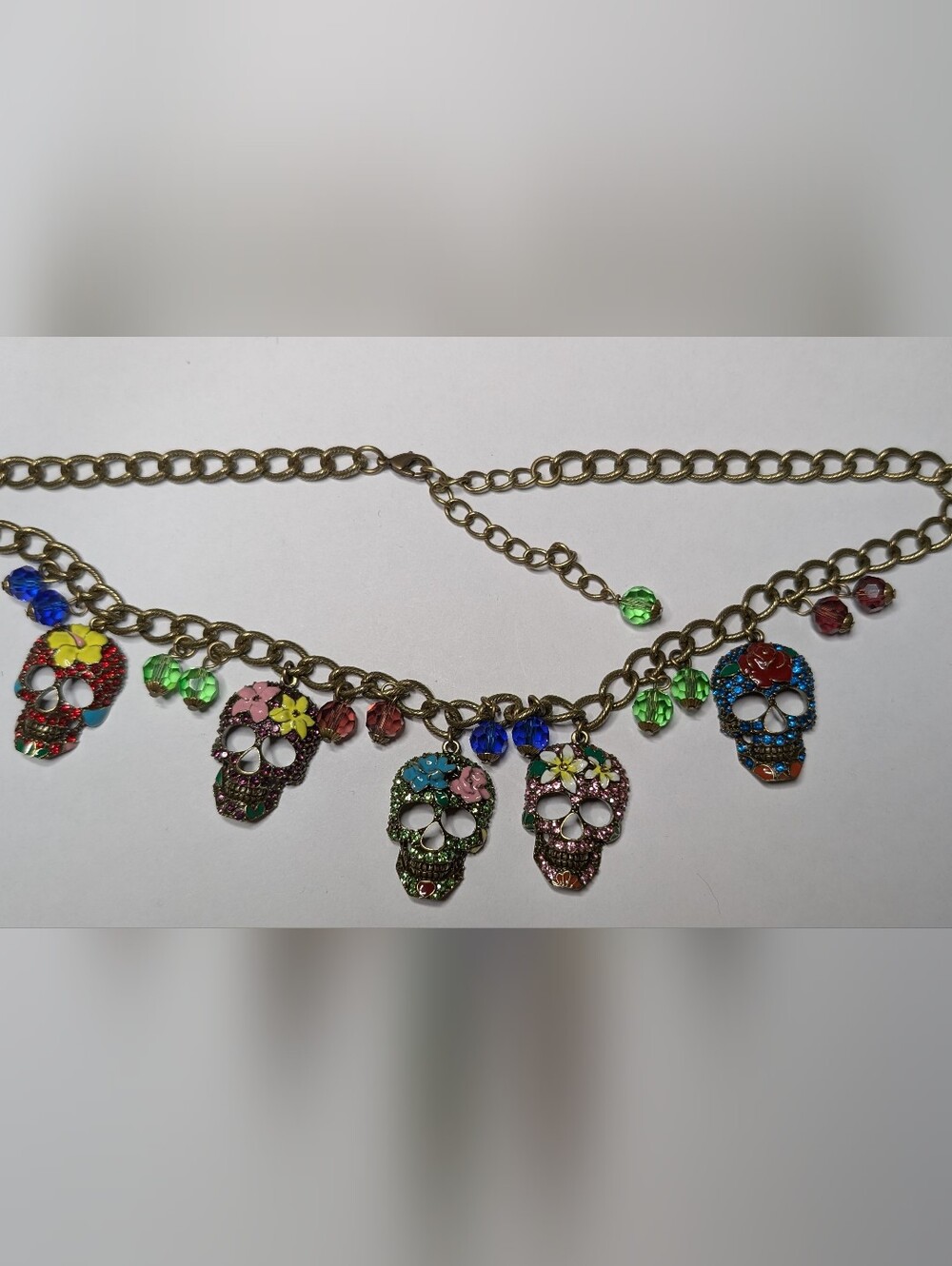 Off Park Sugar Skull Necklace